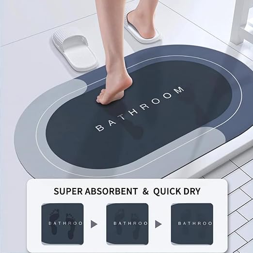 Quick-Dry Super Absorbent Bath Mat - Ultra Comfort for Your Bathroom.